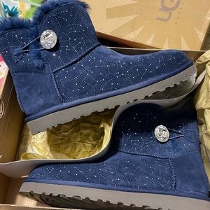 UGG Mini Bailey button bling constellation boots